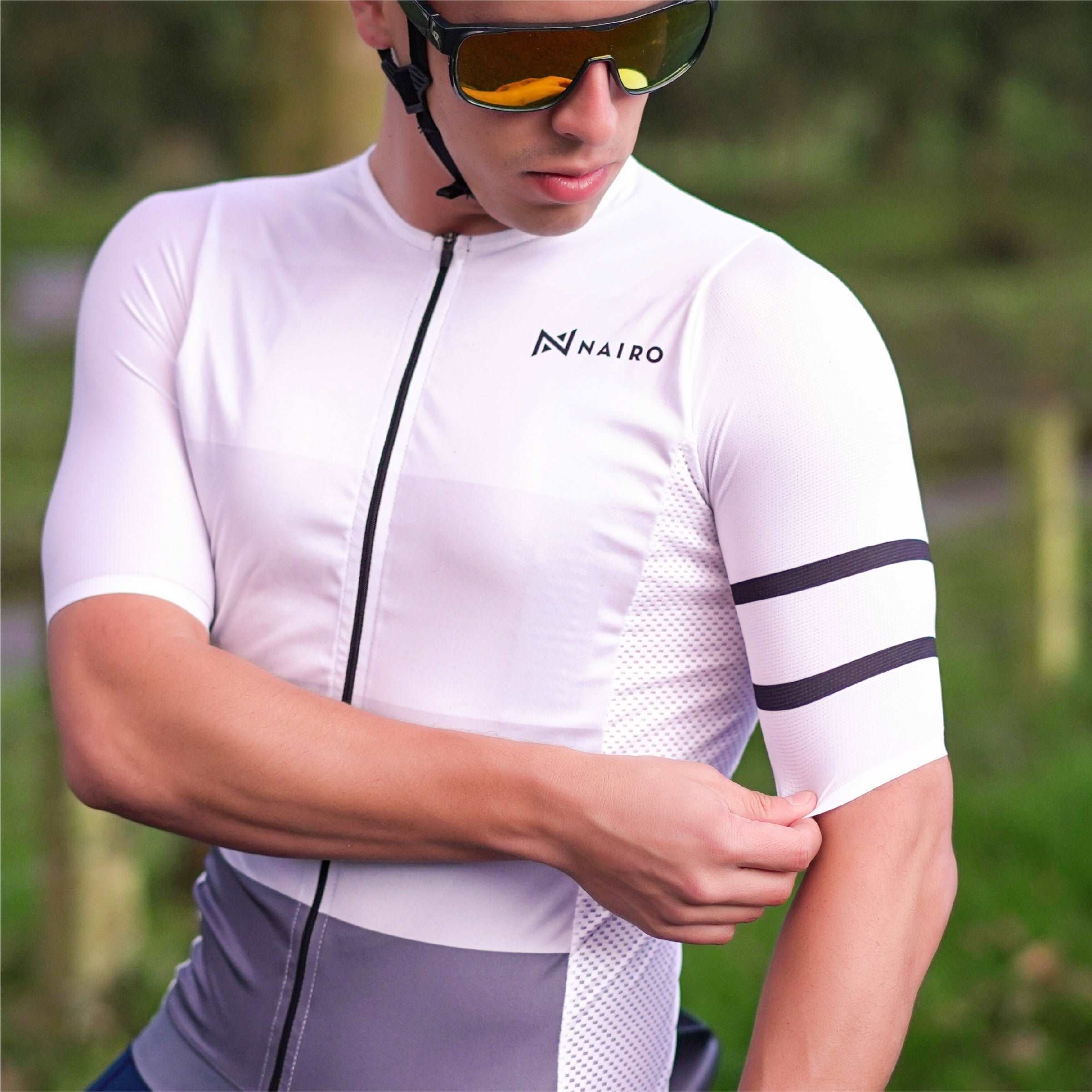 JERSEY CAPO BLANCO DEGRADADO GRIS MC Mujer