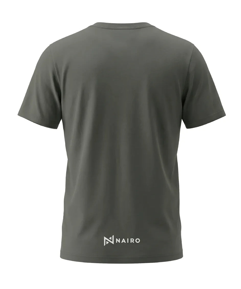CAMISETA CASUAL GRIS HOMBRE
