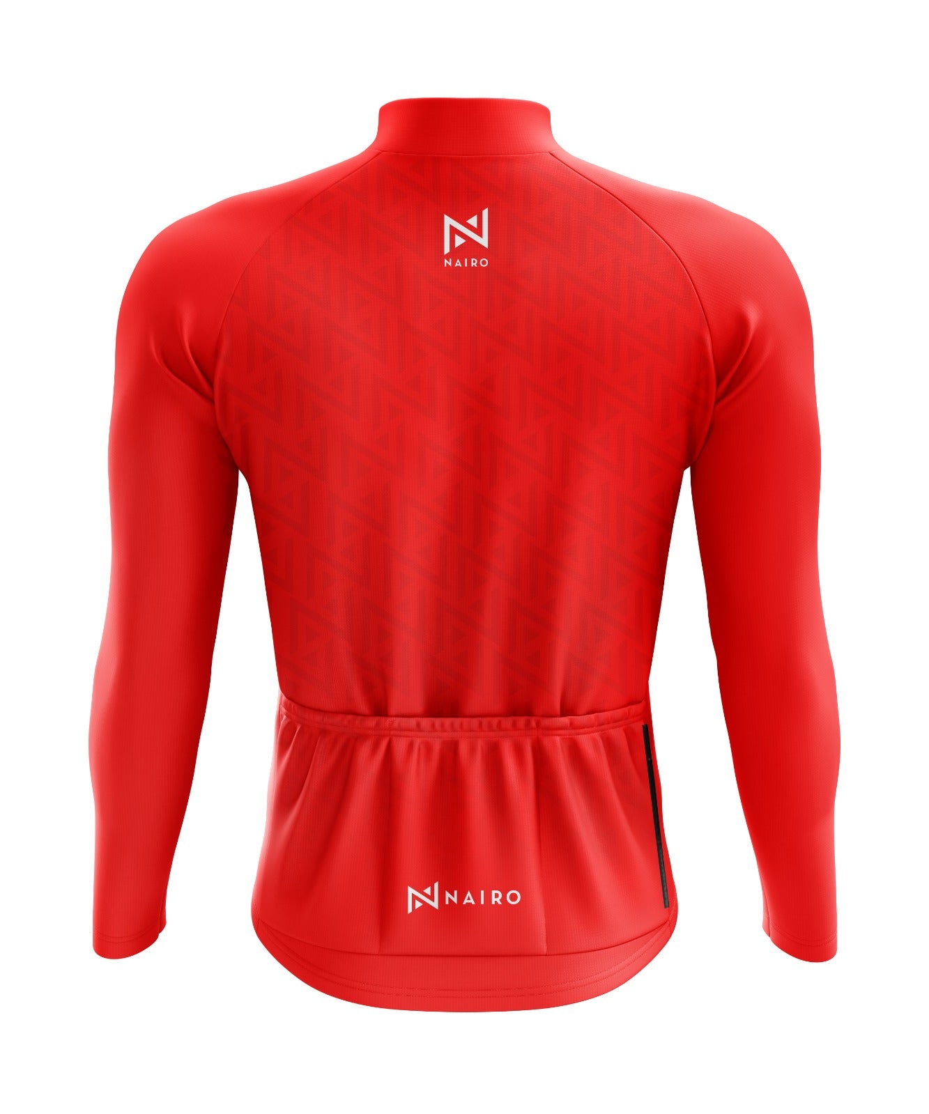 JERSEY MANGA LARGA ROJO  HOMBRE
