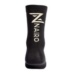 MEDIAS NEGRAS LOGO DORADO UNISEX