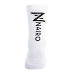 MEDIAS BLANCAS LOGO NEGRO UNISEX