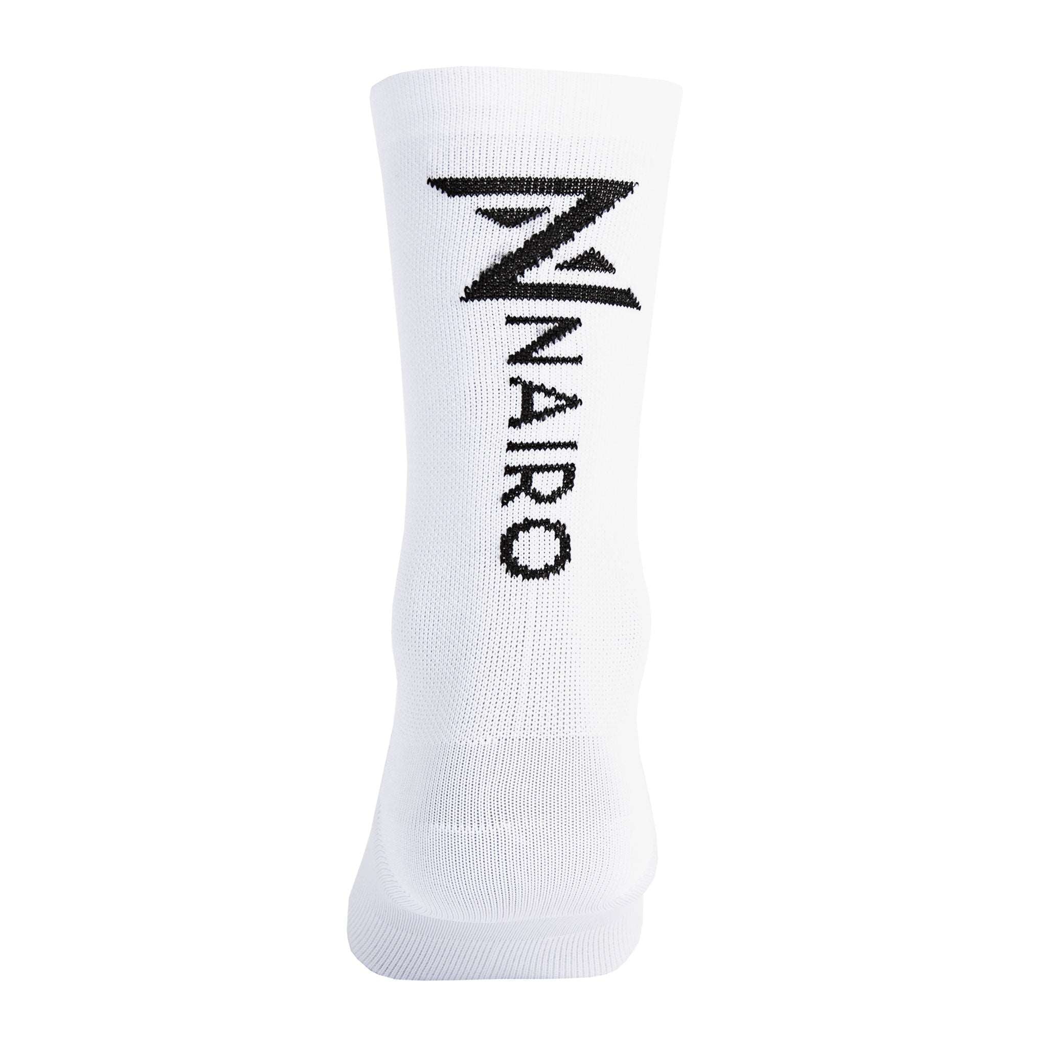 MEDIAS BLANCAS LOGO NEGRO UNISEX