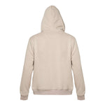 CHOMPA BEIGE LOGO AZUL