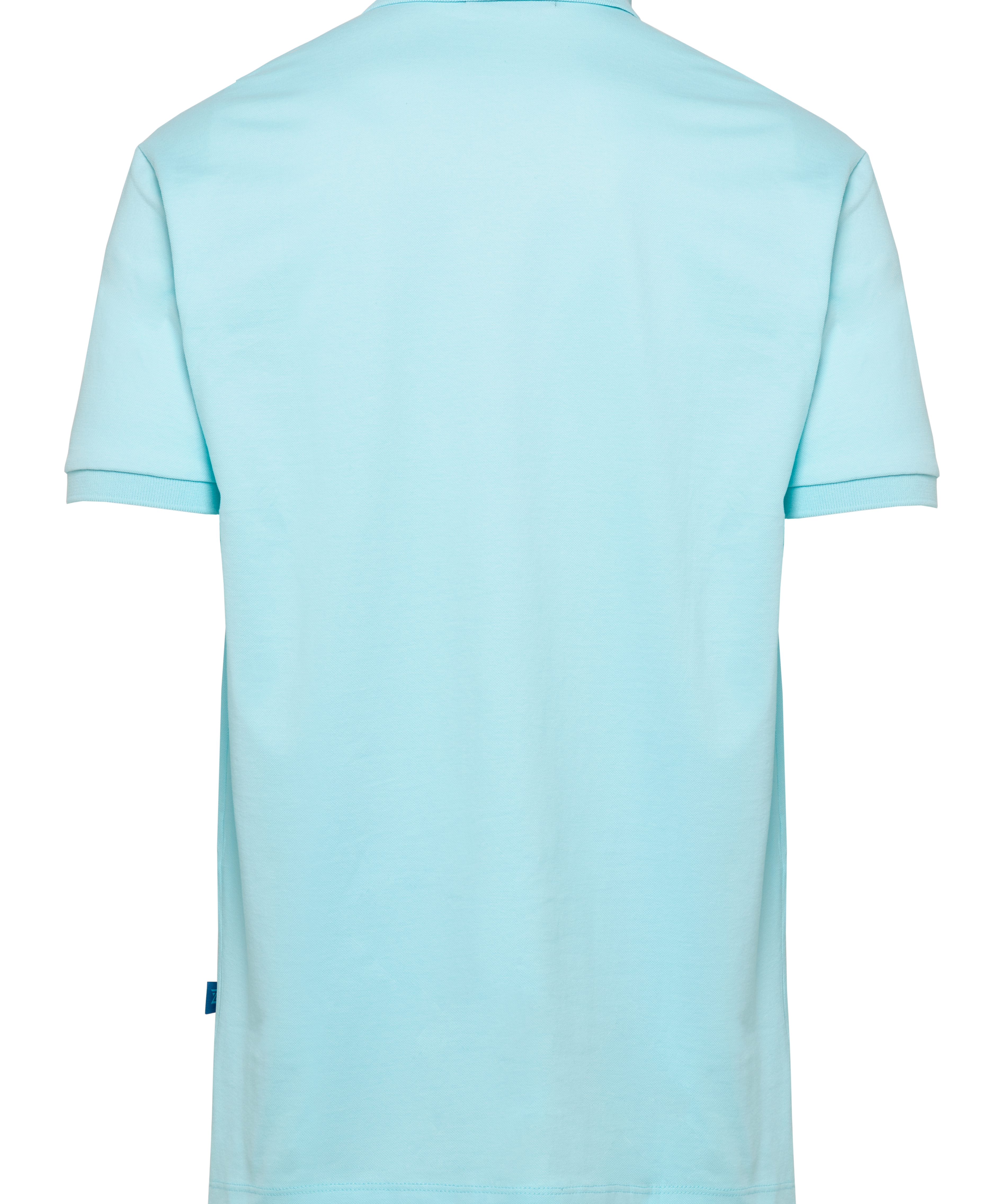 CAMISETA POLO AZUL AGUA BORDADO RIN HOMBRE