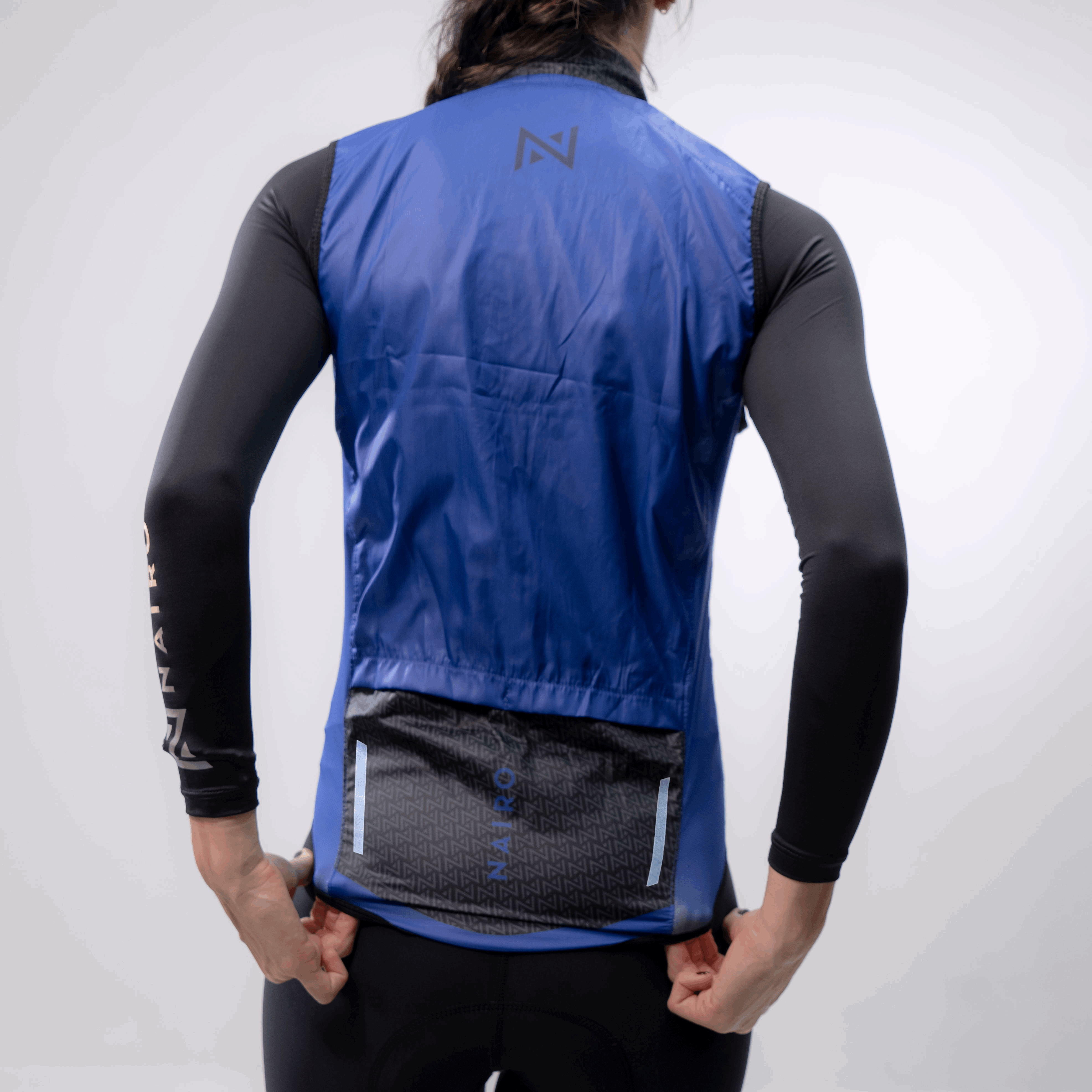 CHALECO ROMPE VIENTOS AZUL UNISEX