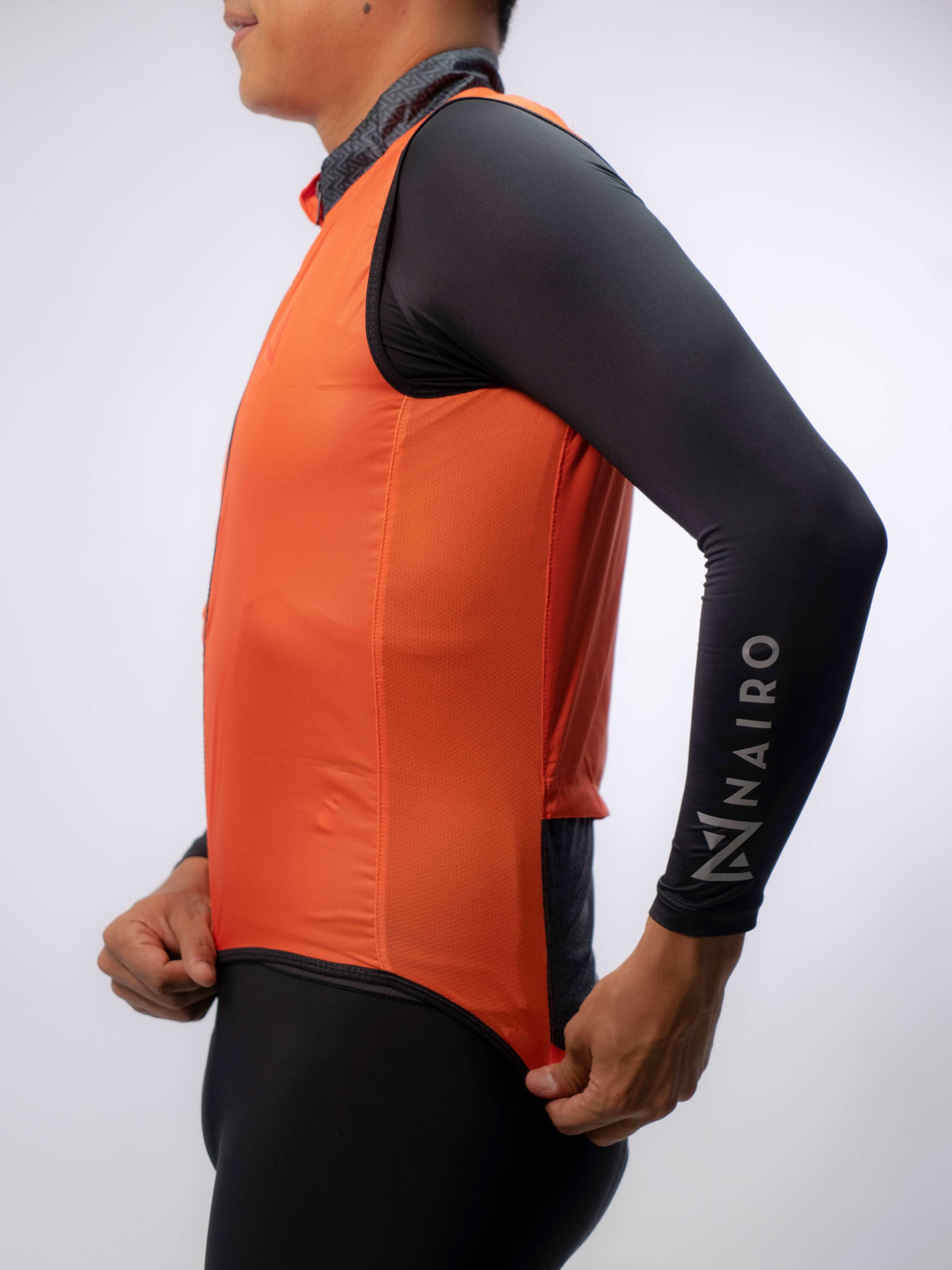 CHALECO ROMPE VIENTOS NARANJA UNISEX
