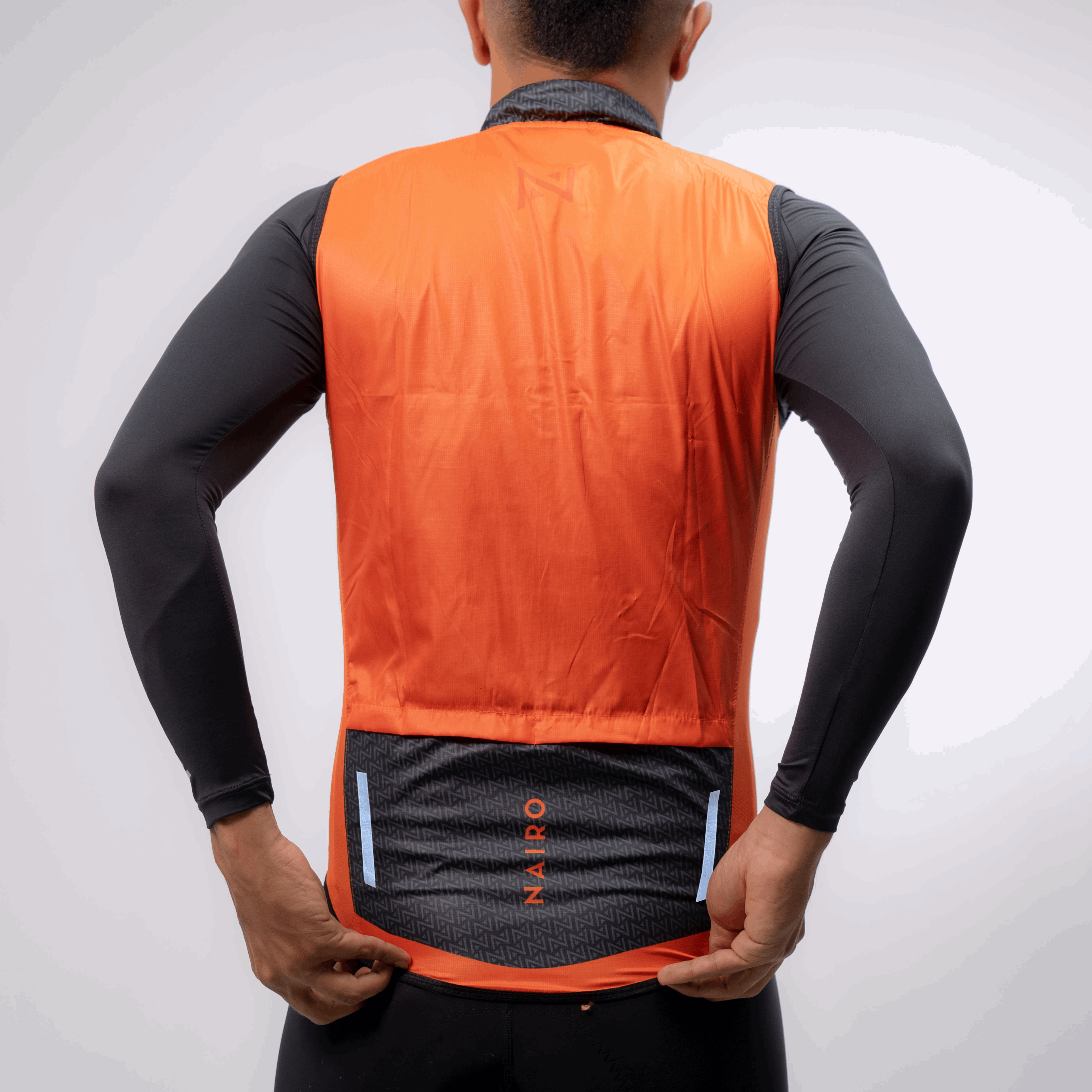 CHALECO ROMPE VIENTOS NARANJA UNISEX