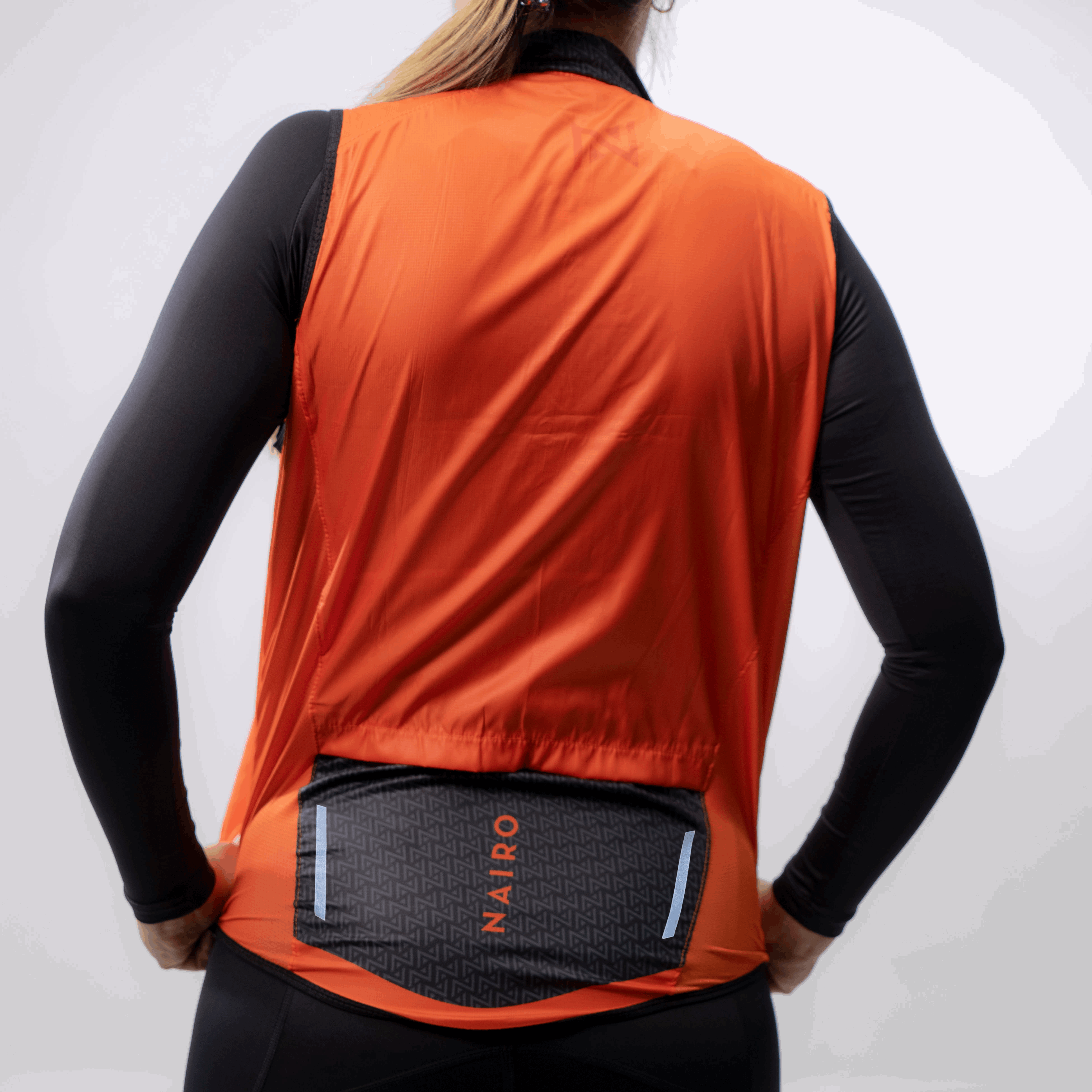 CHALECO ROMPE VIENTOS NARANJA UNISEX