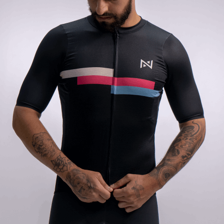 JERSEY CAPO NEGRO LINEA VINO MC HOMBRE