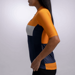 JERSEY GREGARIO MOSTAZA LINEA BLANCA MC MUJER