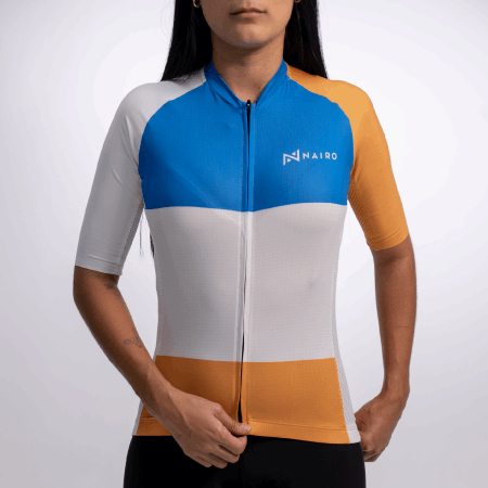 JERSEY GREGARIO BLANCO DORADO MC MUJER