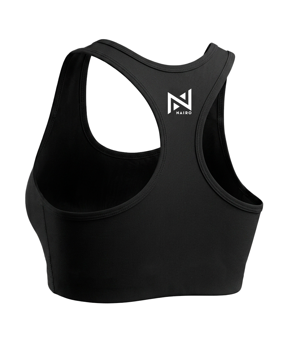 TOP NEGRO LINEA BLANCA
